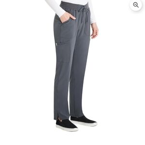 Scrubstar Women's Drawstring Straight-Leg Scrub Pants - Pewter
